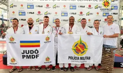 Atletas do Judô da PMDF Obtêm Títulos na Classe Veteranos da V Etapa do Ranking Femeju