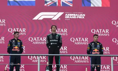 Fórmula 1: Russell supera Verstappen por 0.1s e vence GP do Azerbaijão