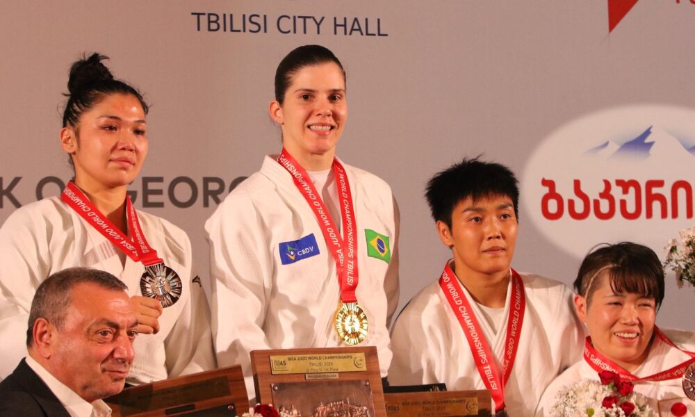 Brasil conquista três medalhas de ouro no Mundial Paralímpico de Judô