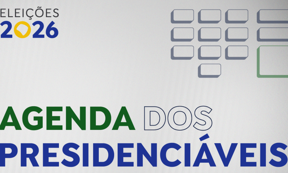 Agenda dos candidatos à Presidência para a próxima segunda-feira (28)