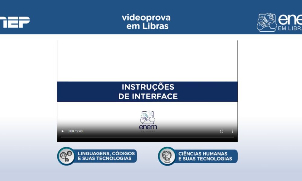 Plataforma Enem Libras ganha atualização com provas de 2017 a 2025