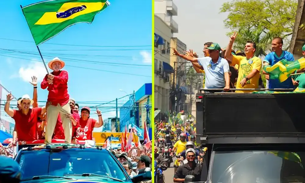 Lula faz comício em Natal e Flávio participa de moto-carreata no Rio